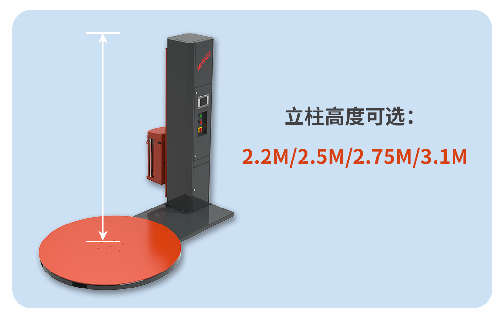 美奇斯托盤纏繞機(jī)，省膜！省人??！省心！??！(圖6)